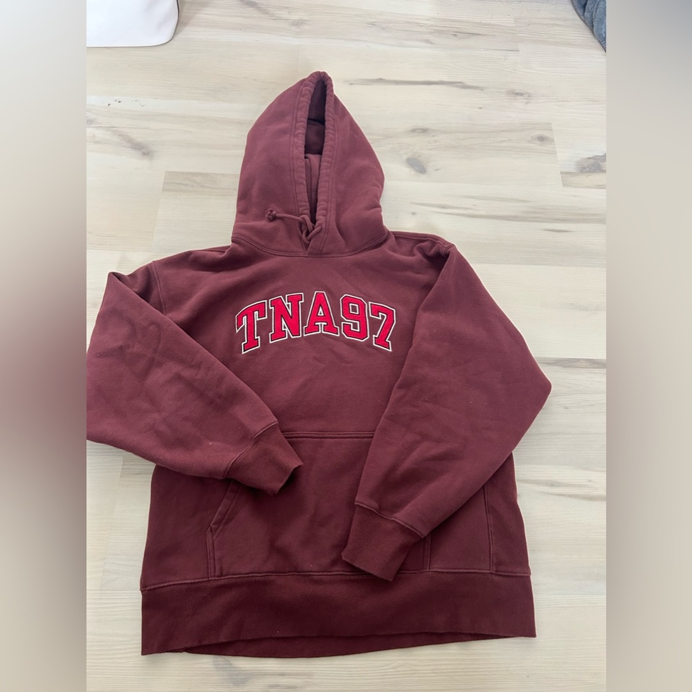 Bergundy Aritzia hoodie. Size medium
